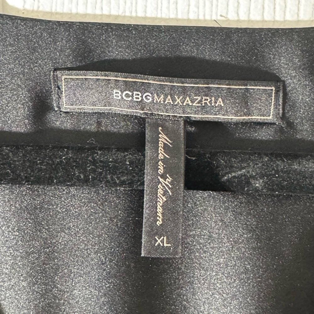 BCBGMaxAzria Black Long Sleeve Dress - Picture 2 of 5